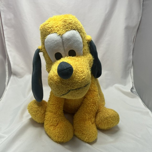 Pluto Weighted Plush Medium 14'' Disney Parks Exclusive Missing Weight Souvenir - Picture 4 of 10
